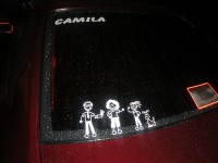 STICKERS - FAMILIAS PARA AUTOS 